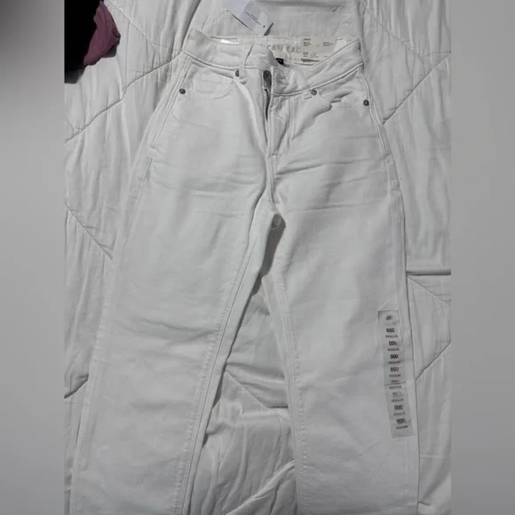 AE American Eagle skinny white jeans size 000. Mom jeans - Picture 2 of 6